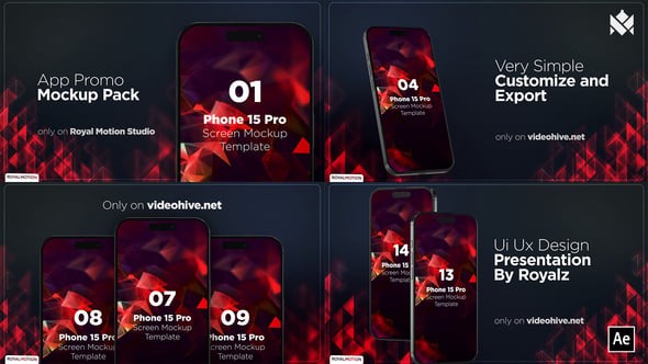 App Promo Phone Mockup Slideshow, Product Promo ft. 2d & advertisement ...