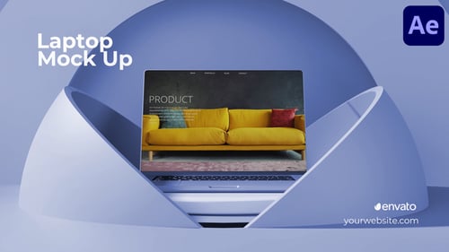 Laptop Mockup for After Effects