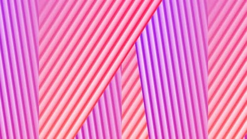 Colorful Abstract Geometric Stripes Looping Background