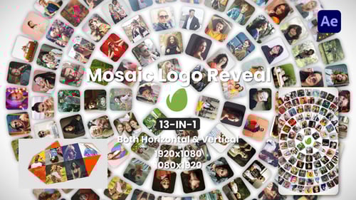 Mosaic Logo Reveal and Opener