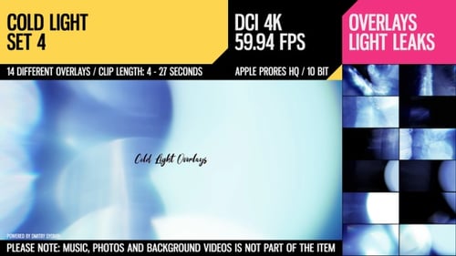 Cold Light Overlays (4K Set 4)