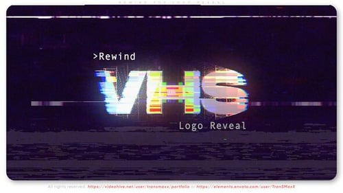 Rewind VHS Logo Reveal