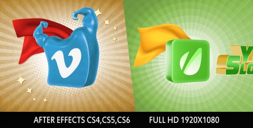 Superhero Logo Intro