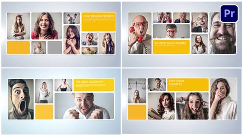 Dynamic Grid Photo Video Display