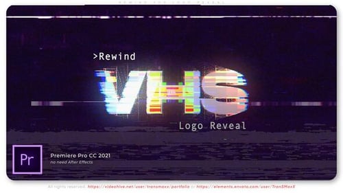 Rewind VHS Logo Reveal