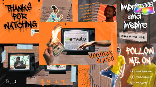 Urban Collage Endscreens | FCPX