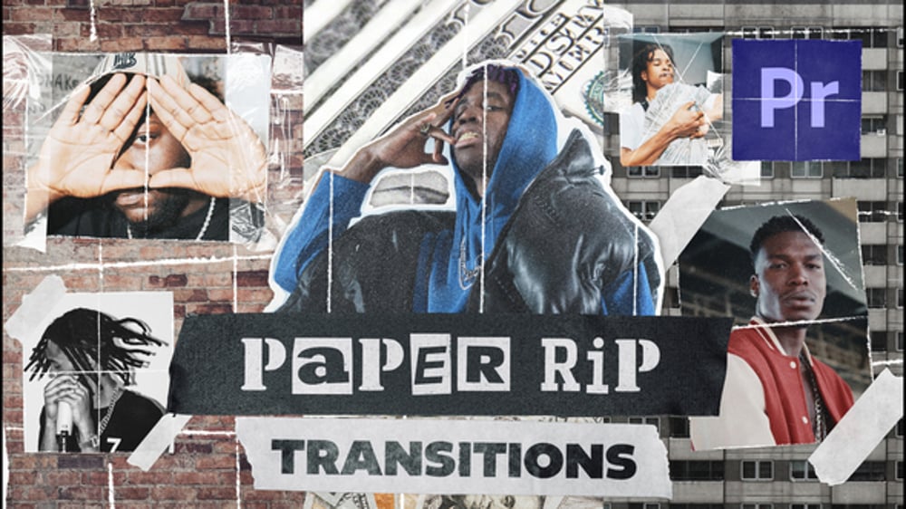 Paper Rip Transitions (Vertical), Elements ft. zoom transition vertical ...