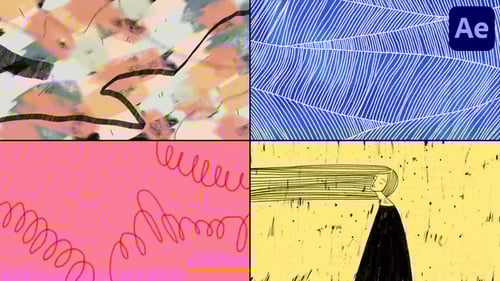 Abstract Grunge Looped Backgrounds | After Effects