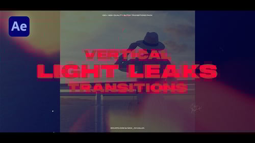 Vertical Light Leaks Transitions
