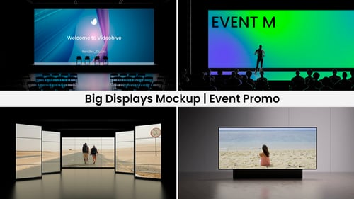 Dynamic Large Screen Mockups for Event Presentations