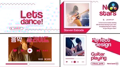 Music Slides for DaVinci Resolve