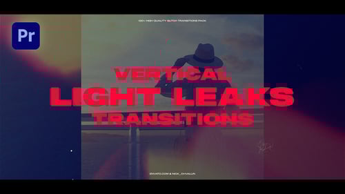 Vertical Light Leaks Transitions
