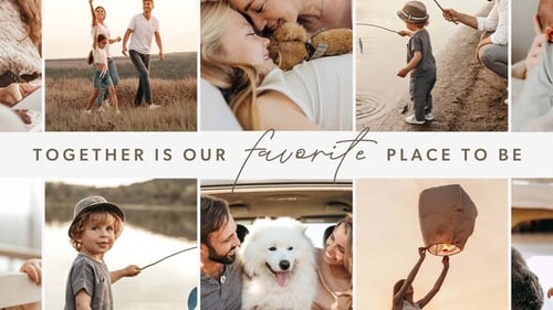 Photo Slideshow & Collage Template