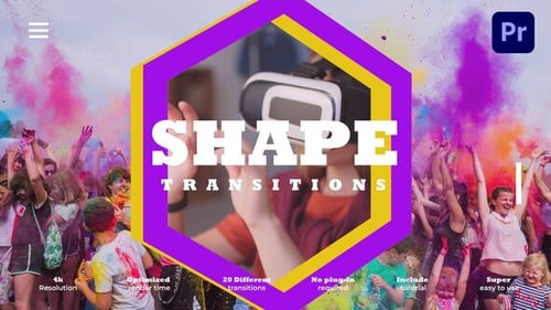 Dynamic Animated Shape Transitions Pack