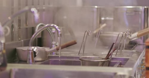 Open Kitchen in restaurant