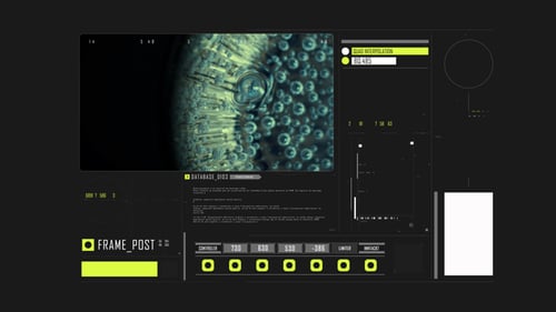 HUD Typography Medical Analysis