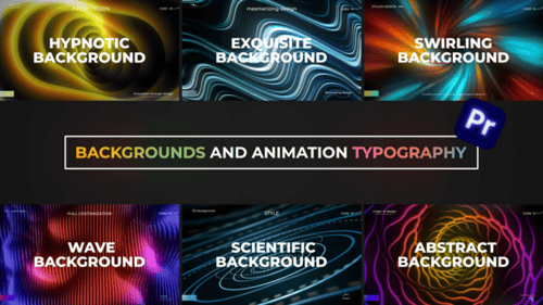 Backgrounds and Animation Typography | MOGRT