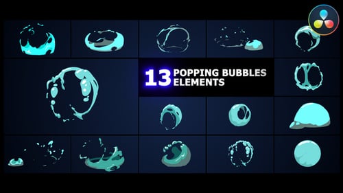 Popping Bubbles Elements | DaVinci Resolve