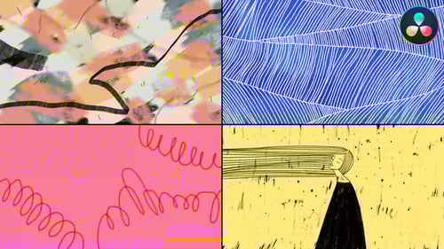 Abstract Grunge Looped Backgrounds | DaVinci Resolve