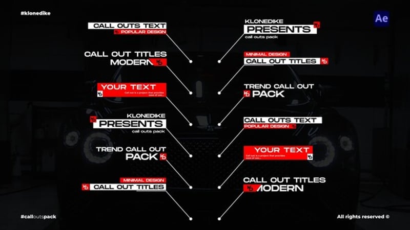 1,415 Call-out Templates - Editable Video Templates - Envato