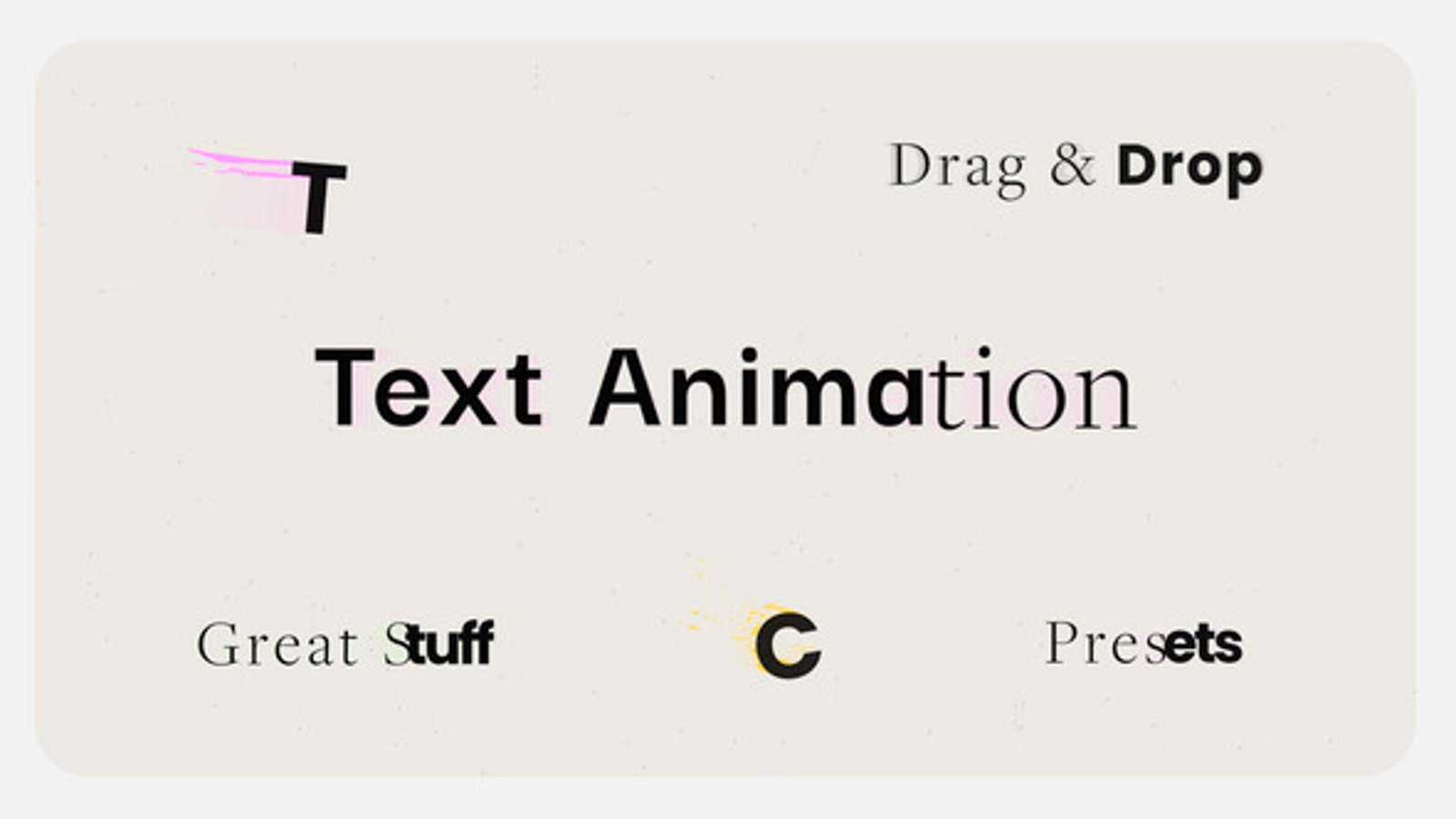 Dynamic Text Animations with Glitch Effects, Titles ft. text box ...