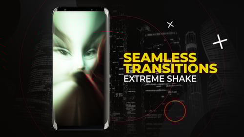 Vertical Shake Transitions for Dynamic Mobile Video