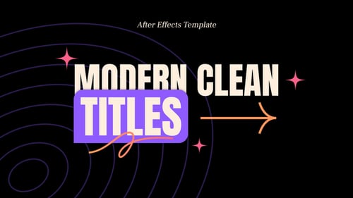 Títulos Modern Clean