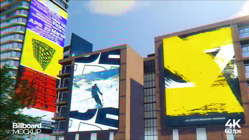 Cityscape Billboard Building