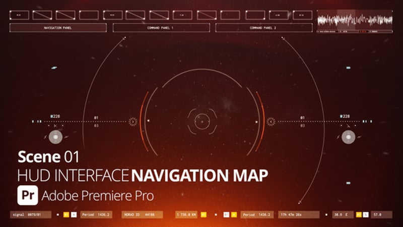 HUD Interface Navigation Map 02 Pr, Infographics ft. hud map & hud ...