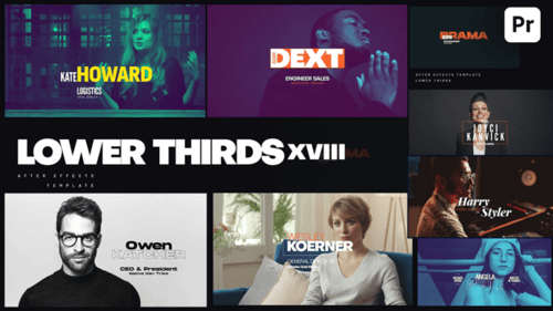 Lower Thirds XVIII