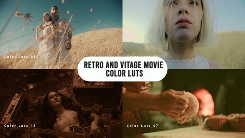 Cinematic Color Grading LUTs for Film and Video, LUTs ft. vibrant luts ...