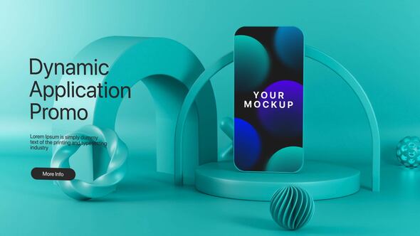 Dynamic Phone Application Promo, Product Promo ft. 3d & app - Envato