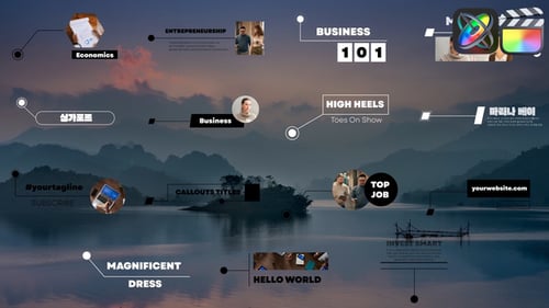 Callouts Titles for FCPX