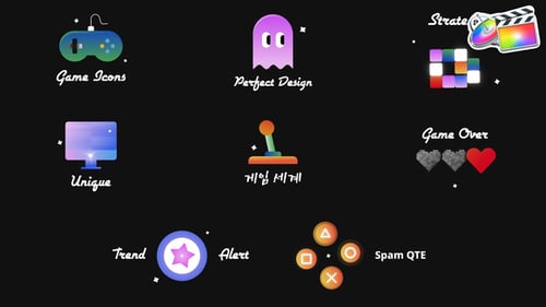 Games Icons And Titles | FCPX