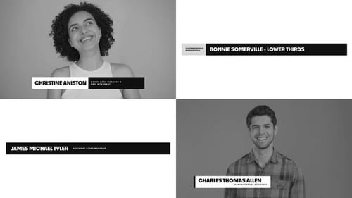 Minimal Lower Thirds