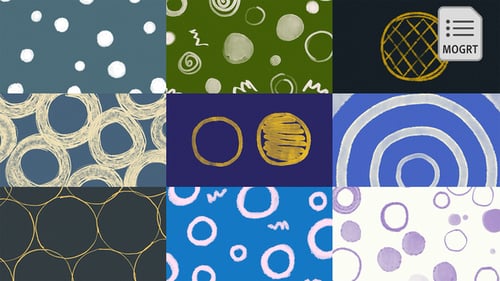 Circle Animation | MOGRT, Elements ft. cute & animation - Envato