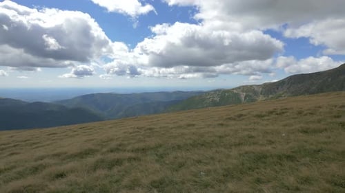 Fields and mountains