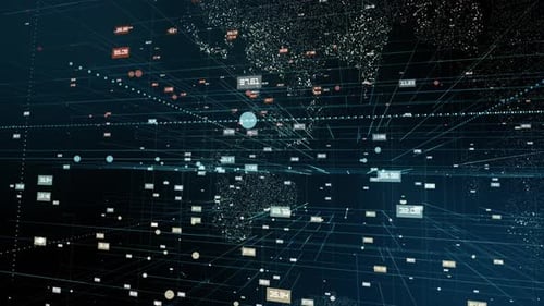 Digital Data Earth Market Economy