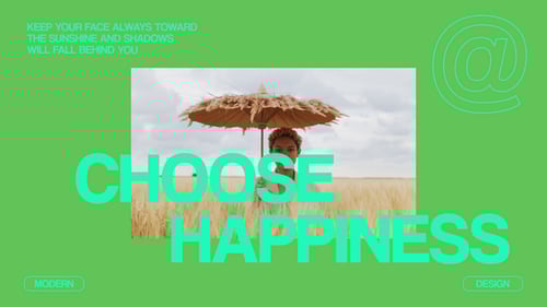 Energetic Kinetic Typography Opener for Summer Projects