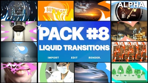 Dynamic Hand-Drawn Liquid Transitions for Video