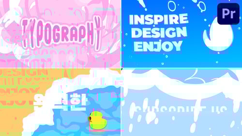 Typography Liquid for Premiere Pro