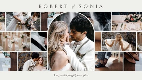 Wedding Photo Slideshow & Collage Template
