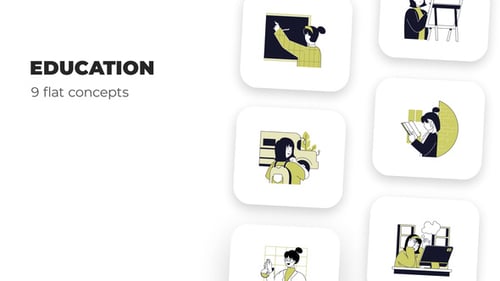 Education - Flat Concepts