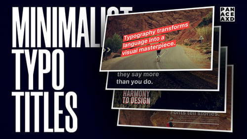 Títulos tipográficos minimalistas//FCP