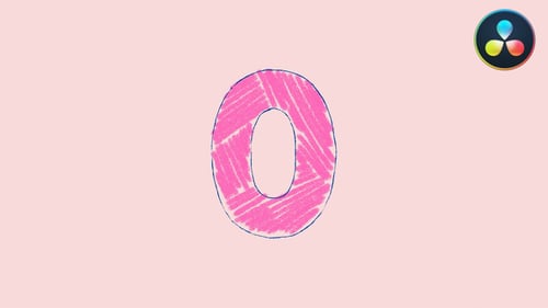 Hand Drawn Numbers | DaVinci Resolve Macros