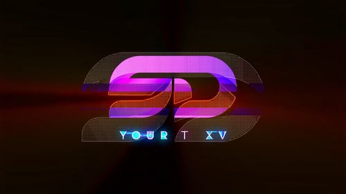 Glitch Logo Reveal