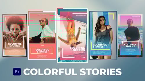 Vibrant Animated Social Media Story Template with Dynamic Graphics