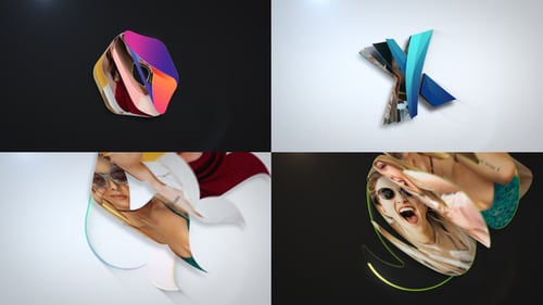Photo Flip Logo Reveal