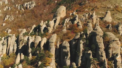 Top View Of The Mountain Range