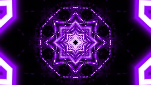 VJ Abstract Tunnel Background 4K